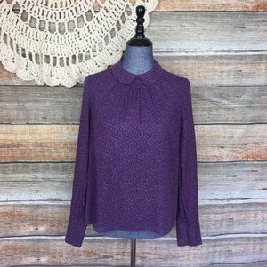 Marc Jacobs Retro Floral Peter Pan Collar Blouse